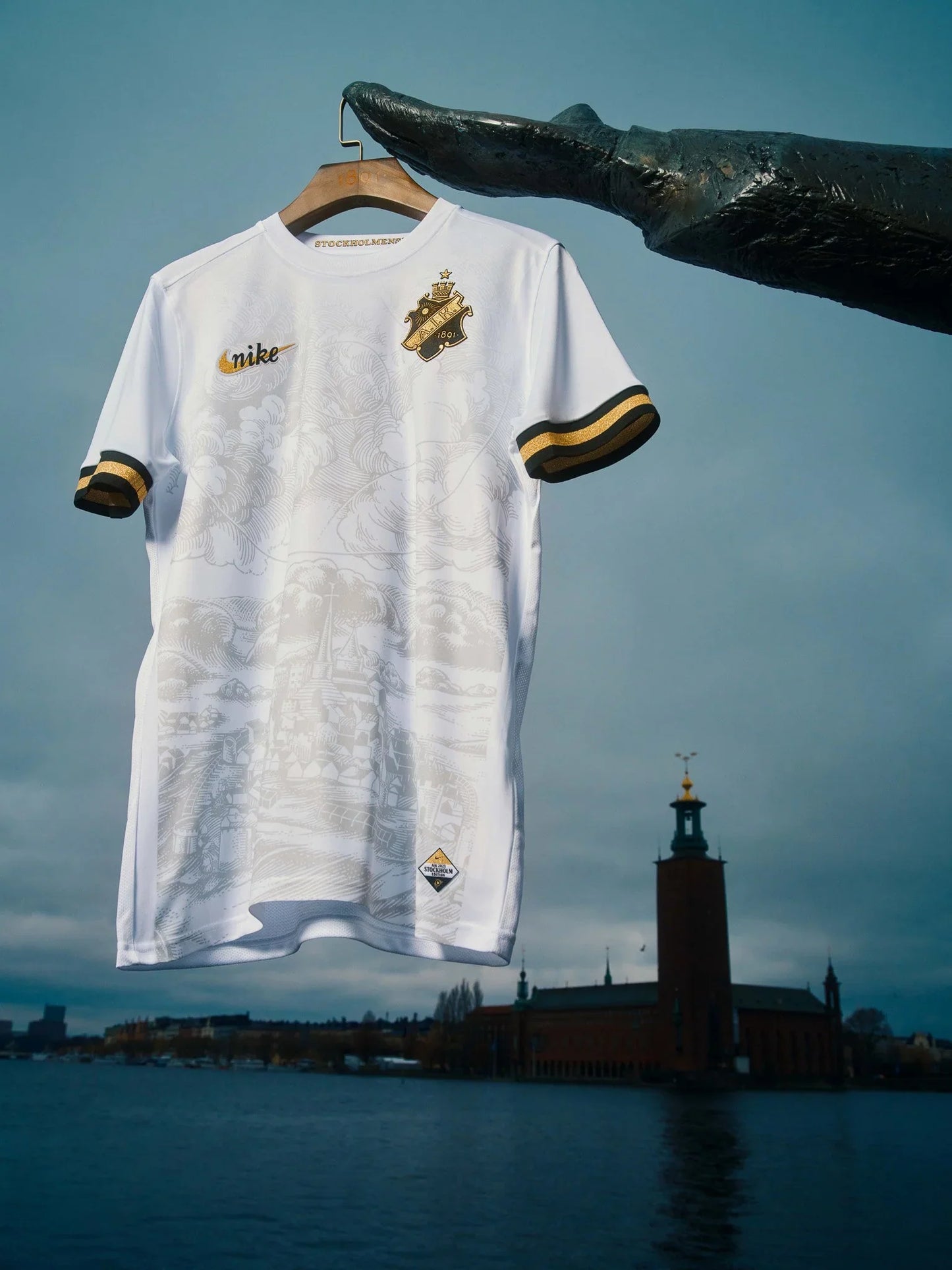 Maillot AIK Fotboll Stockholm Royal Edition Blanc (ÉDITION LIMITÉE) Homme
