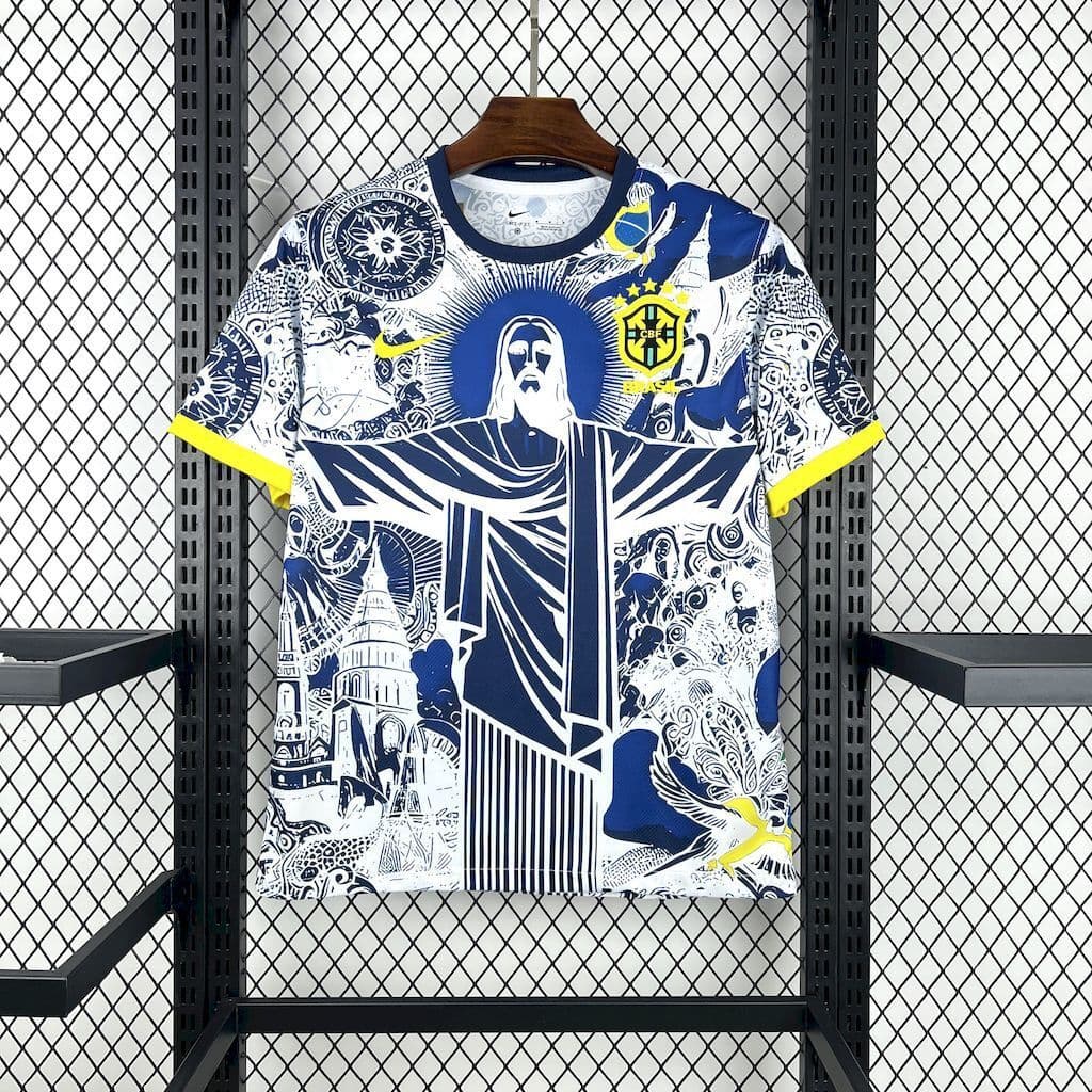 Brésil Christ rédempteur Édition Spéciale Bleu et Blanc 25/26