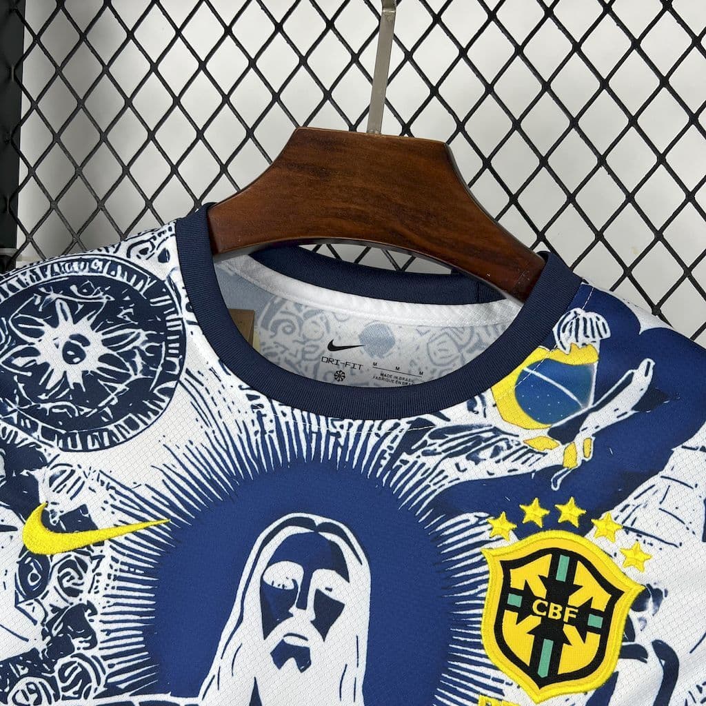 Brésil Christ rédempteur Édition Spéciale Bleu et Blanc 25/26