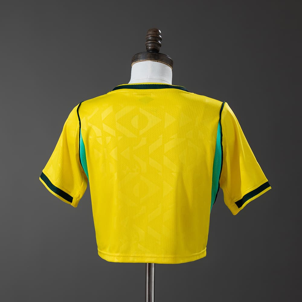 Brésil Femme Crop Top Domicile Coupe du Monde 2026