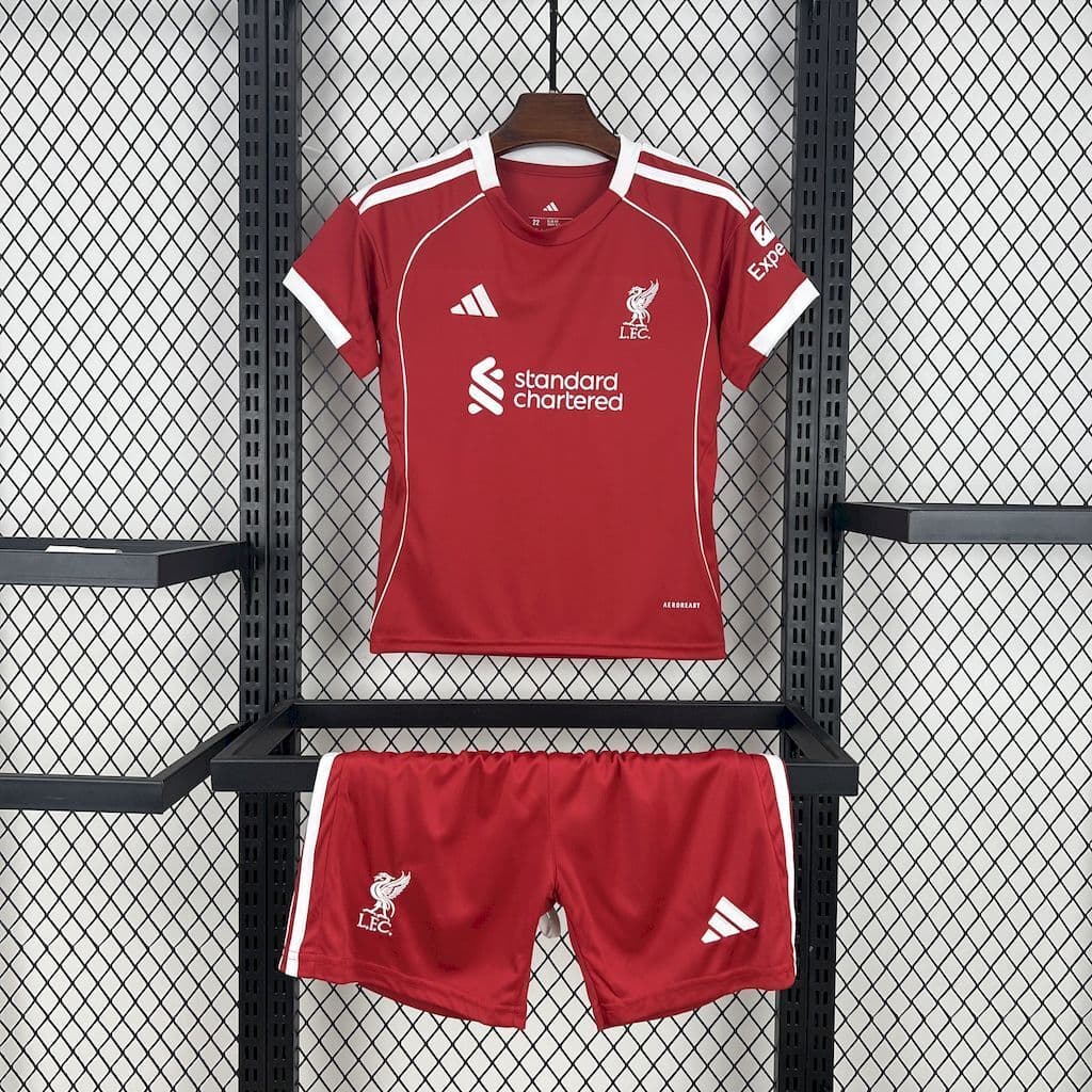 KIT Enfant Liverpool Domicile 25/26