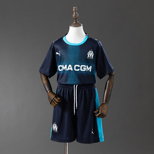 Kit Enfant Olympique Marseille OM Extérieur 25/26