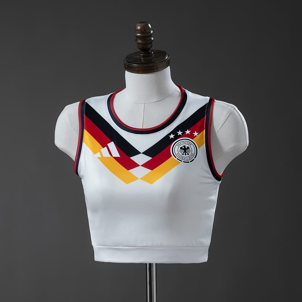 Allemagne Femme Crop Tank Top Domicile Coupe du Monde 2026