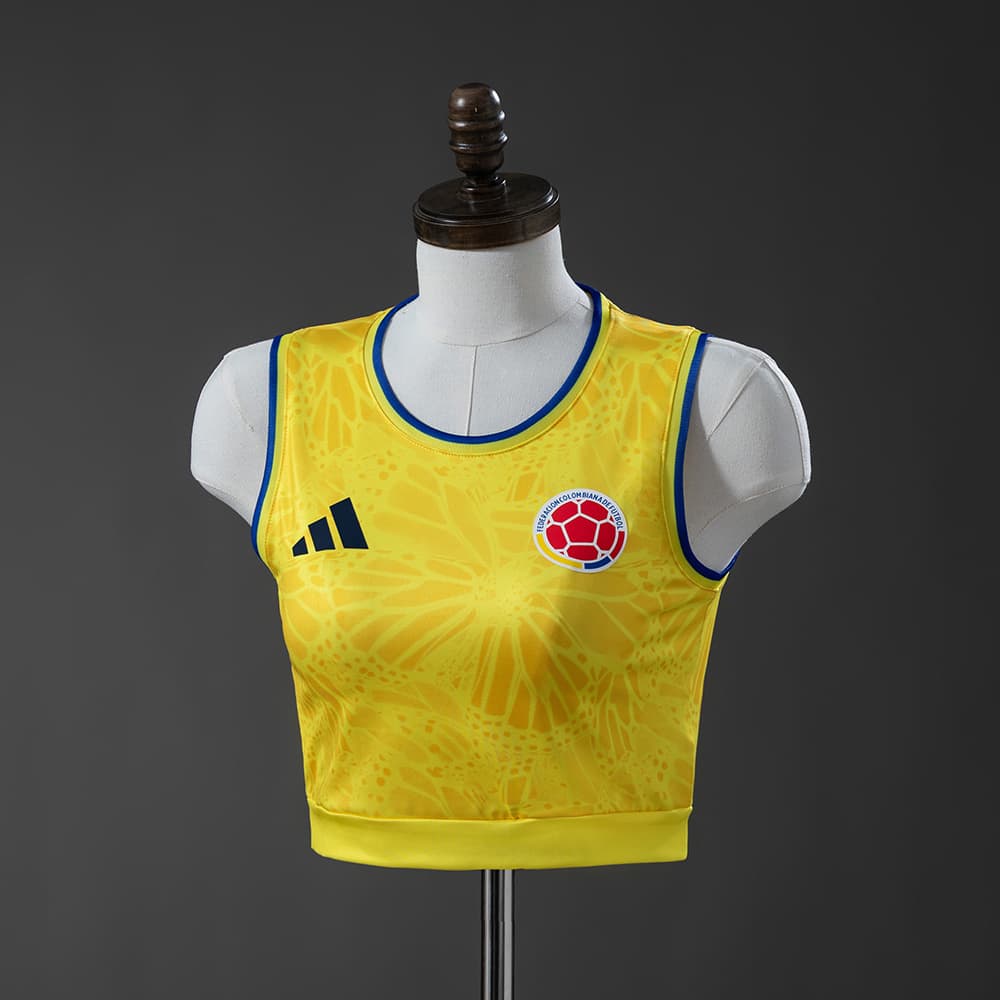 Colombie Femme Crop Top Domicile Coupe du Monde 2026