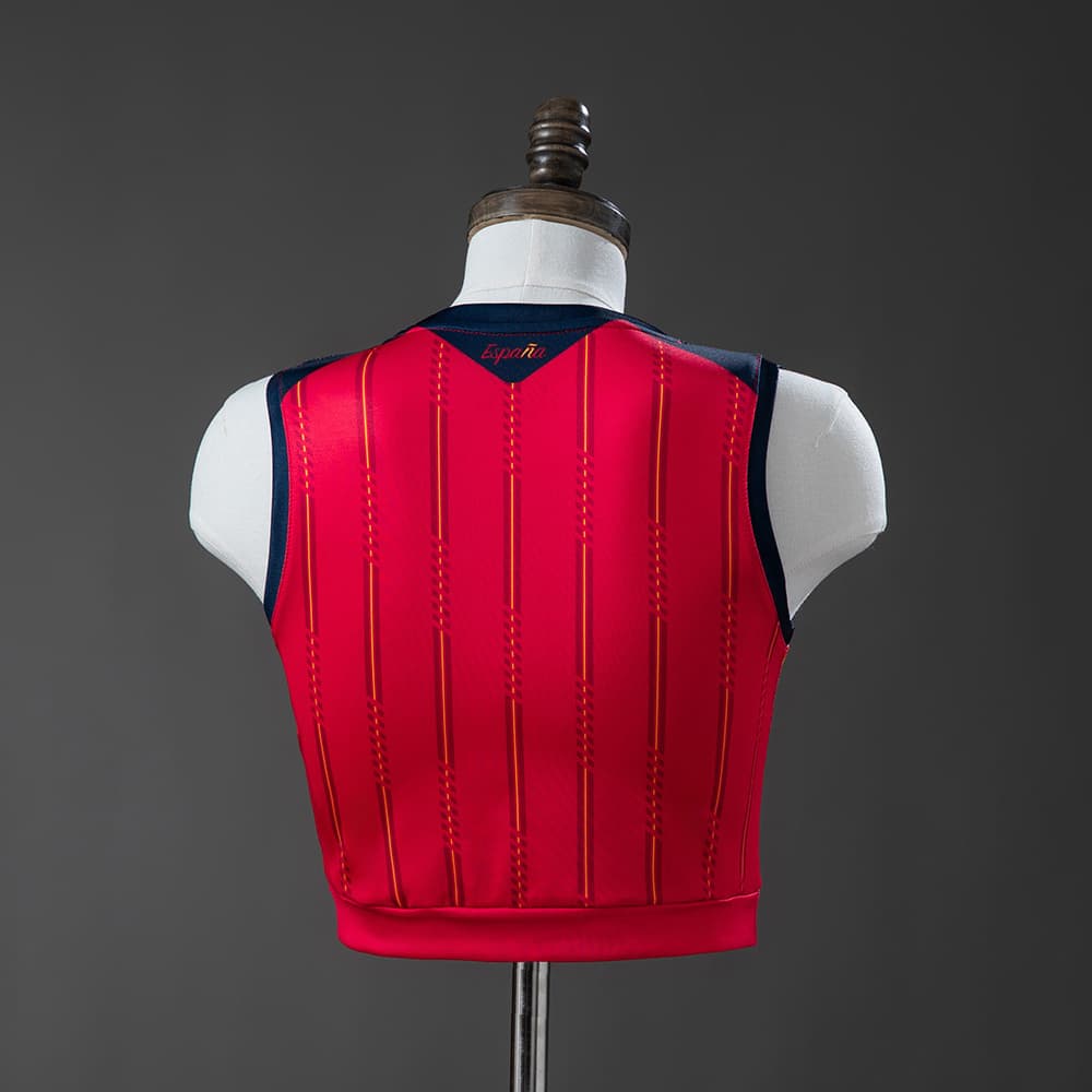 Espagne Femme Crop Top Domicile Coupe du Monde 2026