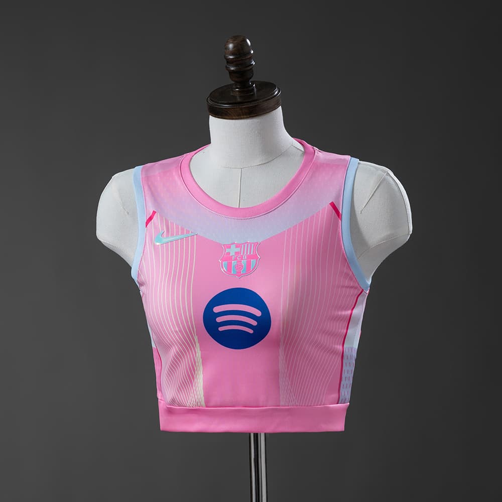 FC Barcelone Femme Crop Top Concept Rose 25/26