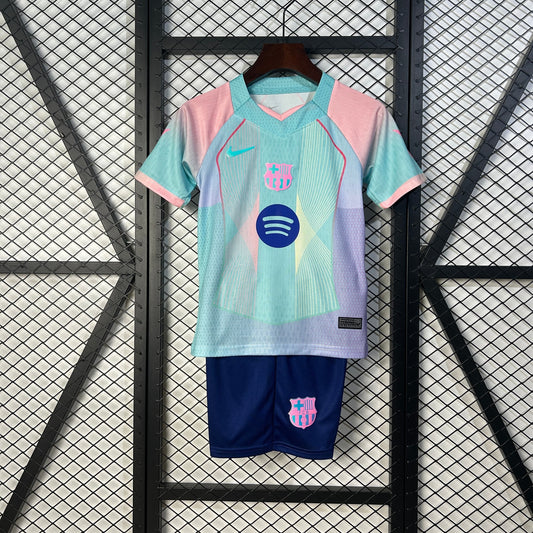 KIT Enfant FC Barcelone Concept Bleu 25/26
