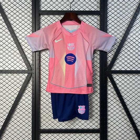 KIT Enfant FC Barcelone Concept Rose 25/26