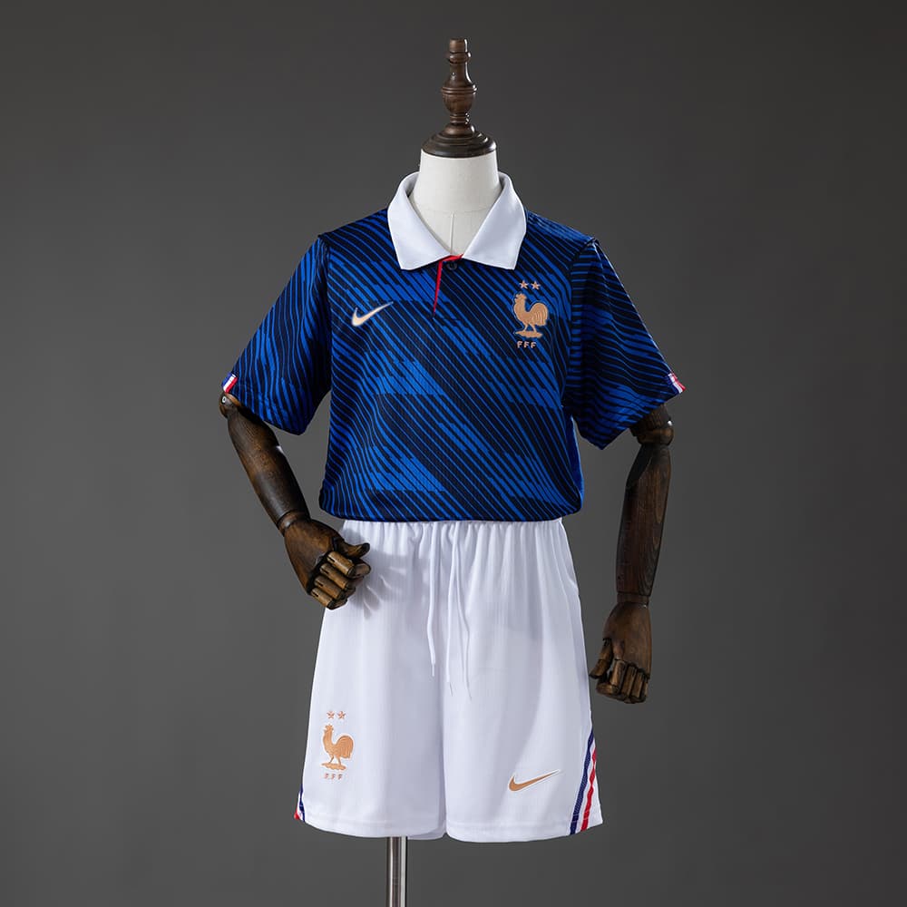 Kit Enfant Équipe de France Domicile Coupe du Monde 2026