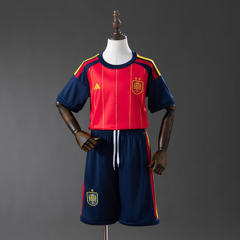 Kit Enfant Espagne 2 étoiles Domicile Coupe du Monde 2026