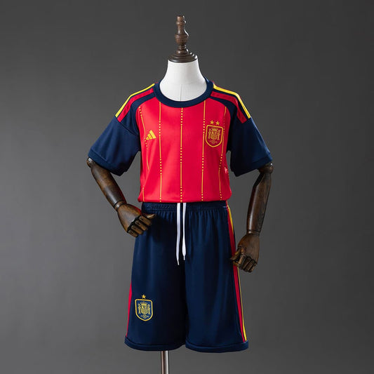 Kit Enfant Espagne 2 étoiles Domicile Coupe du Monde 2026