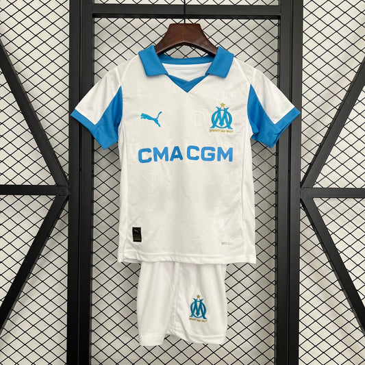 Kit Enfant Olympique Marseille OM Domicile 25/26
